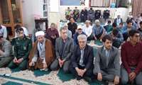 برگزاری مراسم آیین وحدت بخش و دشمن شکن نماز جمعه در شهرستان مانه